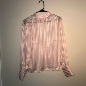 NWOT Express High Neck Shirt
